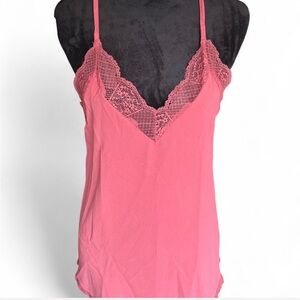 Elegant Lace Trim Cami Top Size Medium NWOTS